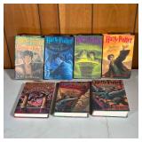 HARRY POTTER COMPLETE HARDCOVER SET | A complete 7 volume hardcover set of JK Rowling
