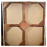 of an autumn scene Signed, titled, and dated 77 on verso Large blue abstract painting w. 60 x h. 64 