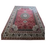 LARGE TURKISH RUG | Roomsize carpet, Kasgar design, made in Turkey, Bahariye Textile Co, "Wilton