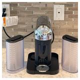 and four stirring rods - l. 10.5 x w. 8.25 x h. 12 in. 