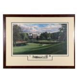 Linda Hartough (20th Century) | Pencil signed, THE 17TH HOLE, BLUE COURSE CONGRESSIONAL COUNTRY CLUB