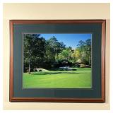 GOLF COURSE PHOTOGRAPH | Framed photograph of a golf course, signed lower right Dimensions: w. 27.5 