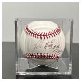 PEDRO MARTINEZ (#45) | [SIGNED BASEBALL] with one signature, #45, other writings 