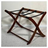 Folding Luggage Rack | Dimensions: l. 27 x w. 19 x h. 19 in (opened up) 
