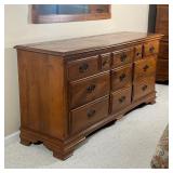 Heywood Wakefield Long Dresser | Long chest of drawers Dimensions: l. 68 x w. 19.5 x h. 32 in 
