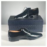 MEN’S PRADA DRESS SHOES | Black dress shoes, Calzature Uomo Spazzolato Fume, size 8-1/2, in original