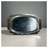 DANISH PEWTER TRAY | Dimensions: l. 13.25 x w. 8 in Condition: Some surface scratches but overall go