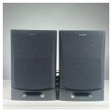 PAIR SONY SHELF SPEAKERS  