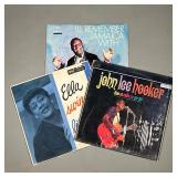 (3PC) ELLA FITZGERALD & OTHER VINYL | Vinyl records, including John Lee Hooker "Live at Cafe Au-Go-G