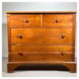 AMERICAN COUNTRY DRESSER | Chest of drawers, having two drawers over two full width drawers with a s