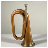 ANTIQUE BUGLE | Brass and possibly copper - l. 11.5 in 