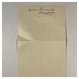 [AUTOGRAPH] HARRY LAUDER | Unframed on a sketch leaf - w. 6 x h. 9 in 