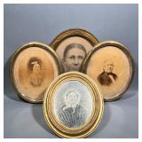 (4PC) EARLY PHOTOGRAPHS | Early photographs, including a pair of husband and wife portraits (George 