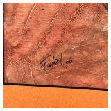 and dated 1966 lower right 15.5 x 11.5 in (sight) Dimensions: w. 20.5 x h. 16.5 in (frame)