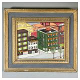 ATTRIB. VINCENT FULGENZI (20TH CENTURY) | Greenwich Village Scene, 1950