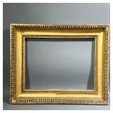ANTIQUE GILT FRAME | Gold painted cove frame with egg and dart carved border in high relief Insert 1
