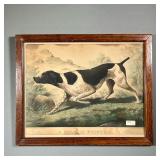 CURRIER & IVES: STANCH POINTER | Currier & Ives color print, A Stanch Pointer.
