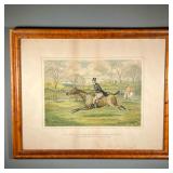 19TH CENTURY ENGLISH HUNTING PRINT | Titled “Our Hedger and Ditcher” and published by Richard Jackso