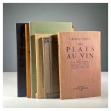 (6PC) [SIGNED] & OTHER COOKBOOKS | Paper bindings, including: [SIGNED] Les Plats Au Vin by Gaston De