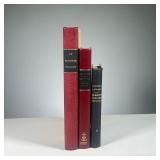 (3PC) MISC. LEATHER BOUND FRENCH LANGUAGE COOKBOOKS | Includes: Le Pastissier Francois (1931 Reprint