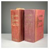 (2PC) LE LIVRE DE CUISINE | Two copies of Le Livre de Cuisine de Madame E. Saint-Ange, 1927 edition,