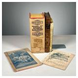 (5PC) ENGLISH COOKBOOKS & HOUSEHOLD MANAGMENT | includes: Frozen Dainties by Mrs. Lincoln (1898) Bre