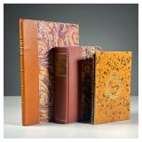 (3PC) FRENCH COOKBOOKS | Late 19th and 20th century bindings, including: Paix Aux Chaumieres, 1976 f