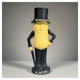 MR. PEANUT IRON BANK | Planters Mr. Peanut painted cast iron still bank.