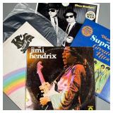 (5PC) MISC. VINYL RECORDS | Vinyl record albums, including: Jimi Hendrix - Jimi Hendrix, c. 1971, Sp