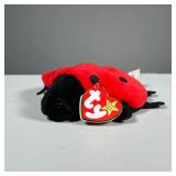1995 "LUCKY" BEANIE BABY | Style 4040, ladybug TY Beanie Baby with PVC pellets.