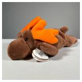 1993 "CHOCOLATE" BEANIE BABIE | Style 4015, "Chocolate" the moose TY Beanie Baby, "DATE OF BIRTH : 4