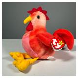 1996 "DOODLE" BEANIE BABY | Style 4171, "Doodle" the rooster TY Beanie Baby with PVC pellets.