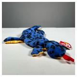 1995 "LIZZIE" TY BEANIE BABY | Style 4033, lizard Beanie Baby, with PVC pellets.