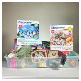 (21PC) CHILDREN’S GAMES & PROJECTS | Includes: Fuse beads, slime making kit, assorted science kits, 