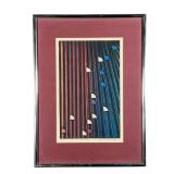 HARRIET FEBLAND (20TH/21ST CENTURY) | Haystacks 80 Indigo Ed. 20/25, pencil signed lower right, titl