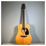 SAMICK ACOUSTIC GUITAR | Model no. LW-005, made in Indonesia.