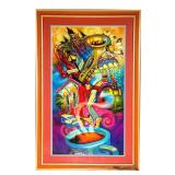 NEW ORLEANS POSTER | Colorful poster “follow your passion” with French roast coffee at the bottom. -