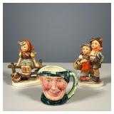 (3PC) CERAMIC FIGURES | Two Hummel figures: “Surprise” #94 3/0 and “Just Resting” #112 3/0; and mini