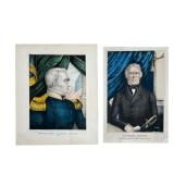 (2PC) AMERICAN LITHOGRAPHS | Including major general, Zachary Taylor, and Zachary Taylor, the Whig c
