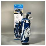 LIL’ SLUGGER JUNIOR GOLF SET | Brand new in original box, Power Bilt complete junior golf set with c