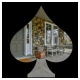 MID-CENTURY WALL ART |Colorful sinusoidal mid-century modern fabric wall art stretched on a wood fra