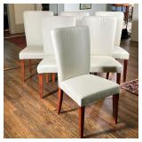 (6PC) POTTERY BARN MEGAN CHAIRS | A set of six Pottery Barn dining chairs, "Megan" style side chairs