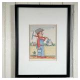 JACK SAVITSKY (1910-1991) | Coal Miner Jack A self portrait Color Drawing on Paper, signed and dated