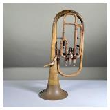 COUESNON & CO. CORNET PARIS | Couesnon & Co. Brass Coronet Marked Paris Chateau-Thierry. - l. 20.5 x