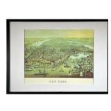 FRAMED NEW YORK PRINT | Framed reproduction of Ferdinand Mayer and Sons