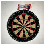 ACCUDART DART BOARD | Accudart Winmau dartboard with a set of new Unicorn darts. Board is very solid