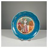 DRESDEN JOAN OF ARC PLATE | dia. 9 in 