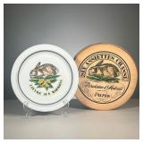 (6PC) LARGE ASSIETTES CHASSE | One box of Porcelaine d