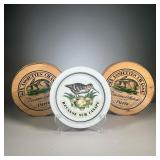 (12PC) ASSIETTES CHASSE | Two boxes of Porcelaine d