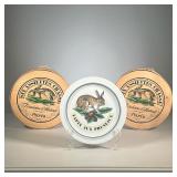 (12PC) ASSIETTES CHASSE | Two boxes of Porcelaine d